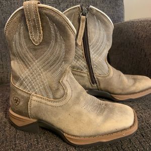 Size 10 KIDS Ariat Flex Fit Boot
